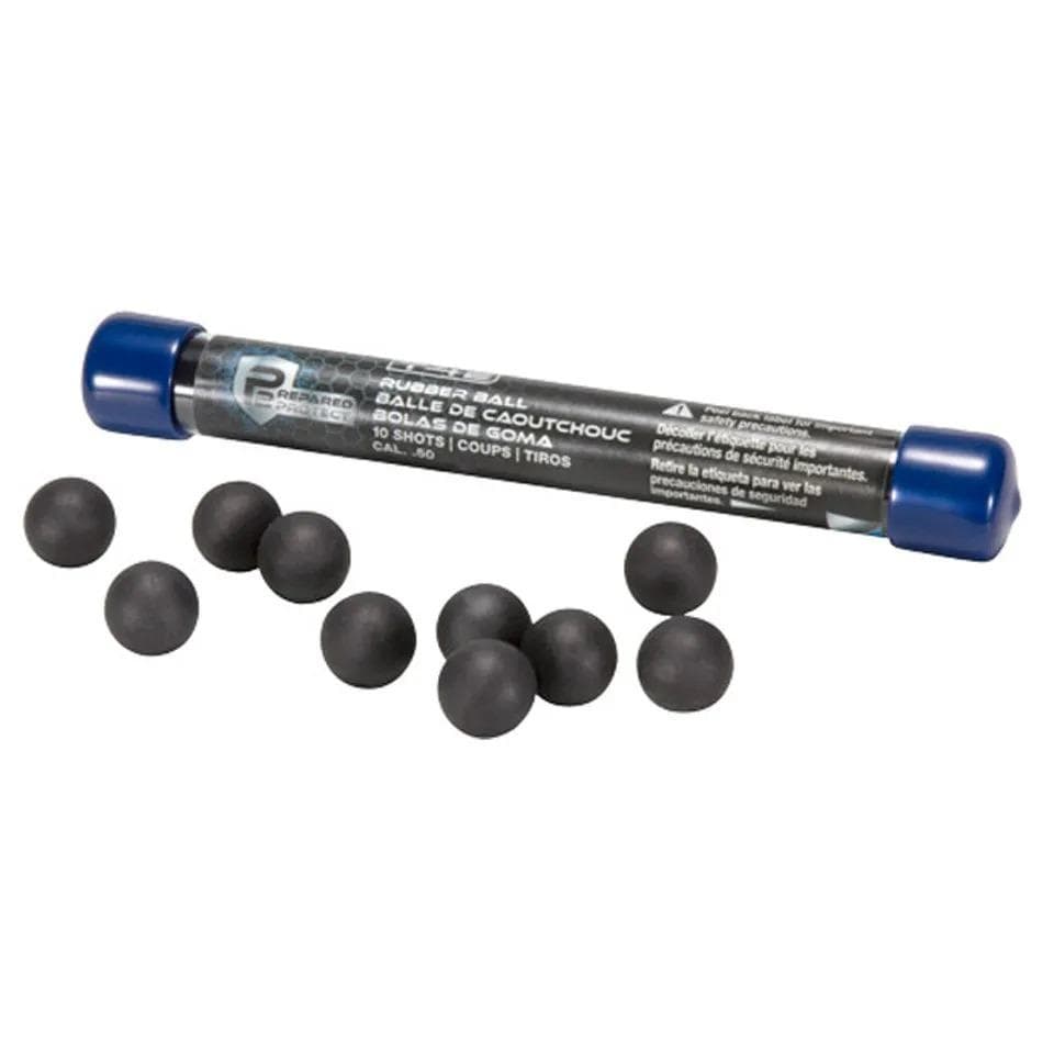 Umarex P2P - Rubber Balls - 20 ct Tube - Black
