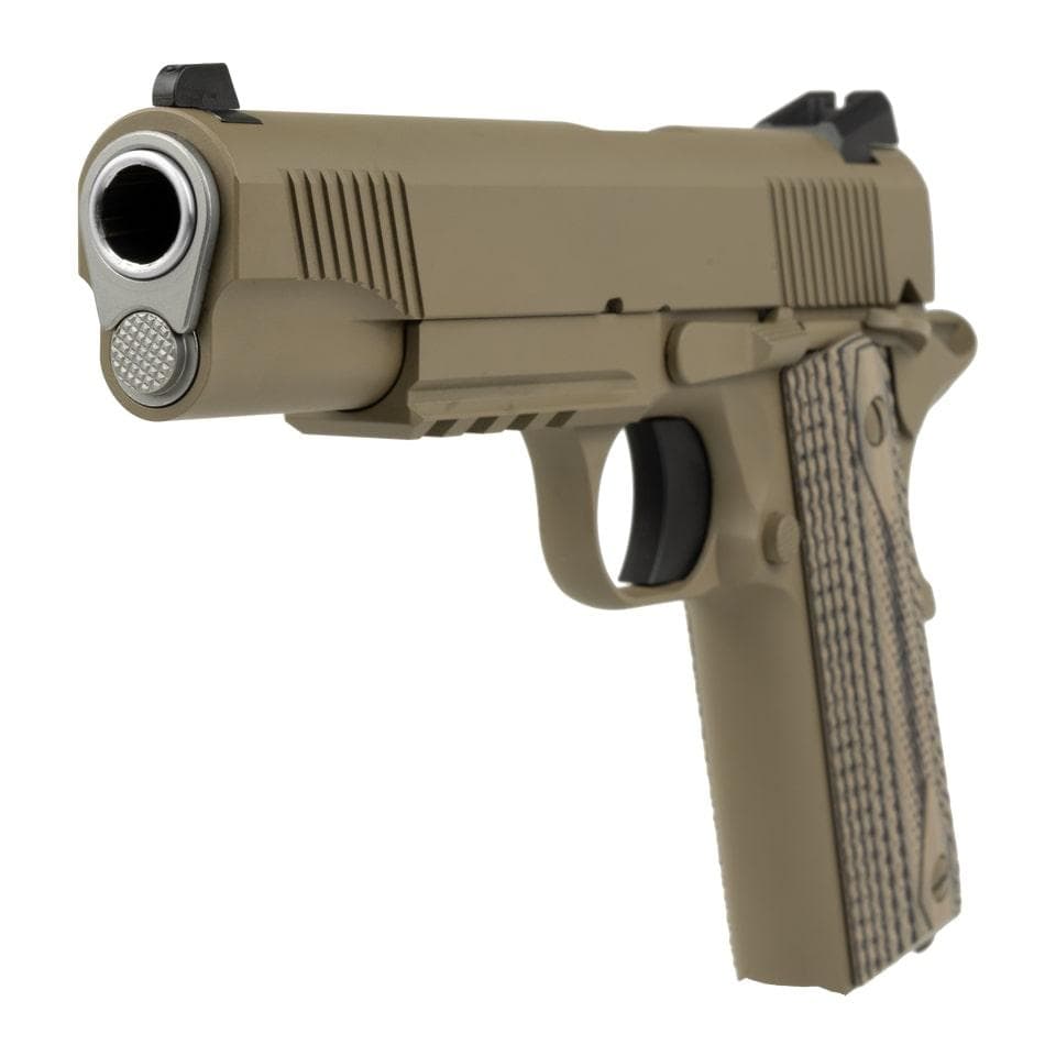 SDS Imports Tisas 1911 Raider B45R Handgun .45 Auto 8rd Magazine 5" Barrel FDE Cerakote G10 Grips
