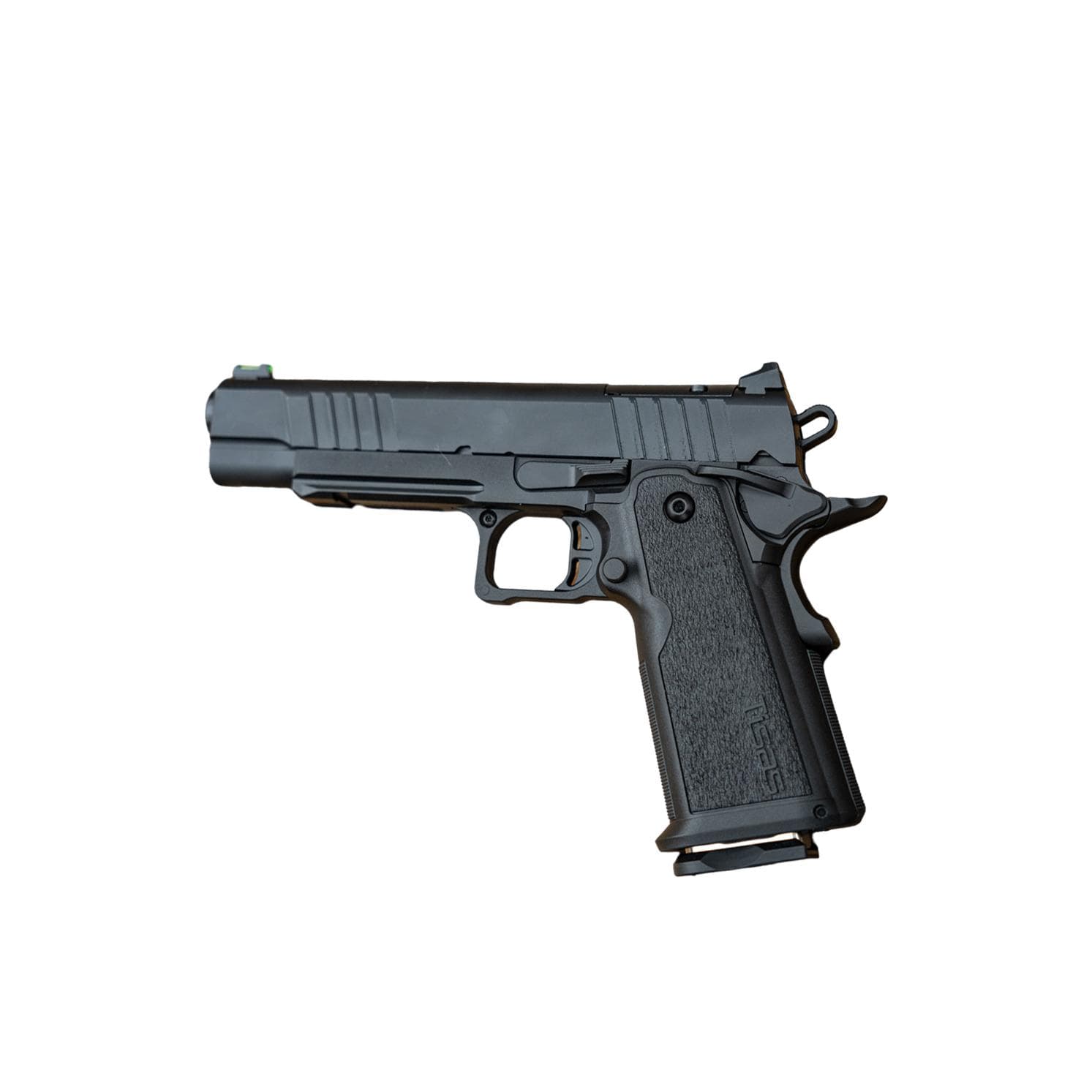 Tisas 1911 Duty B9R Double Stack Handgun 9mm Luger 17rd Magazine 5'' Barrel Black Cerakote RMS/c Optic