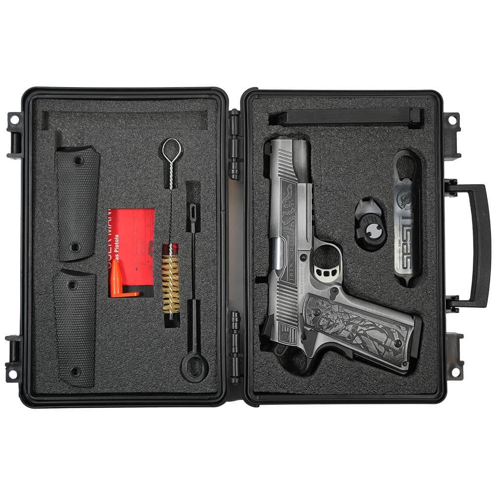 SDS Imports Tisas Exclusive "Liberty or Death" 1911 Duty SS45R Handgun .45 ACP 8rd Magazine 5" Barrel Stainless Steel w/Rail