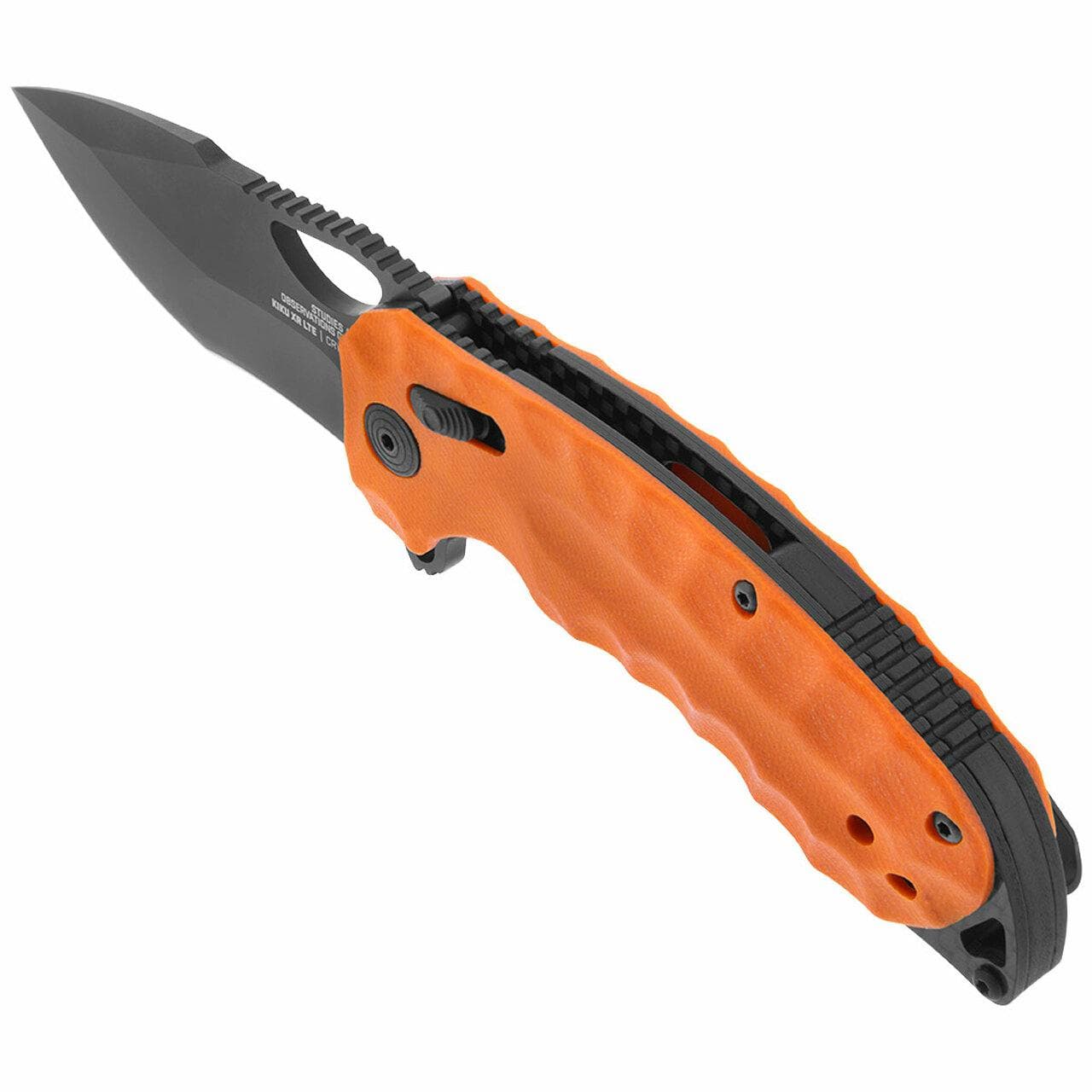SOG Kiku XR LTE Blaze Orange Knife 3.02" Blade Orange