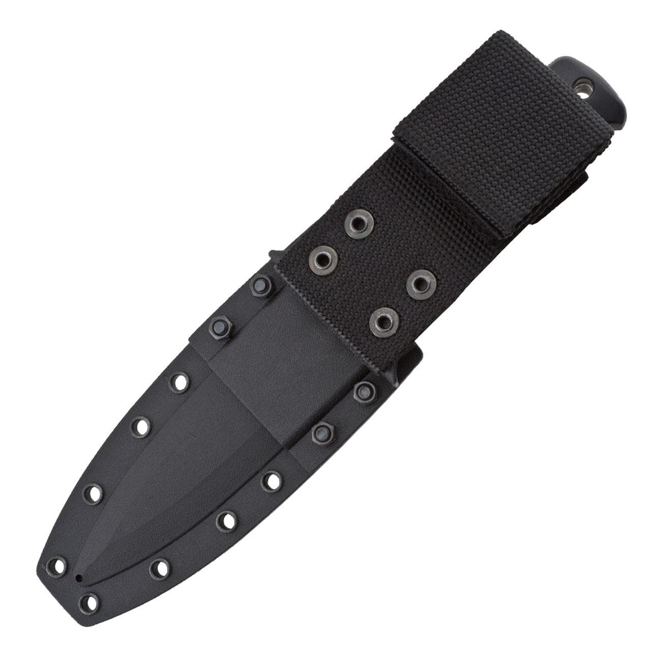 SOG SEAL Pup Elite Knife 4.85" Partially Serrated Blade Black with Nylon Sheath