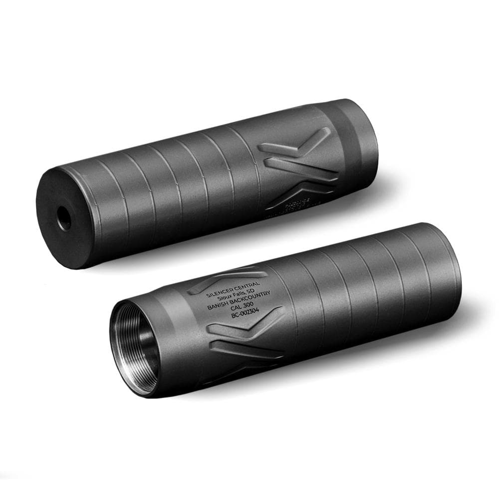 BANISH Backcountry Direct Thread Suppressor .308 Win Titanium 5/8"x24 Black 5.5" Length