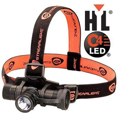 ProTac HL USB Headlamp - with USB Cord Elastic and Rubber Straps 1000 Lumens