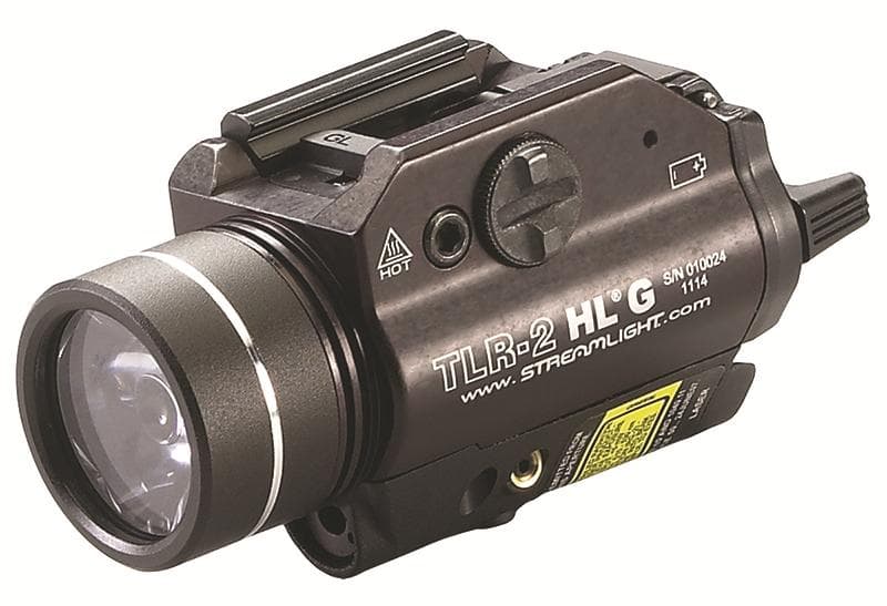 Streamlight TLR-2 HL G Rail Mounted Flashlight with Green Laser