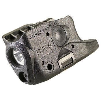 Streamlight TLR-6 Subcompact Tactical Light with Integrated Red Aiming Laser 2 CR1/3N Batteries GLOCK 26/27