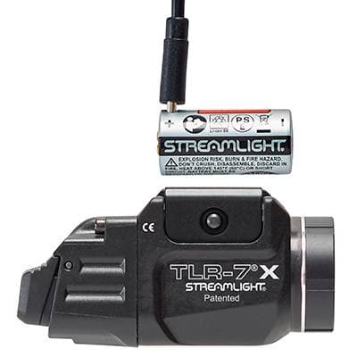 Streamlight TLR-7 X USB Weapon Light with Paddle Switches Key Kit and Battery Black