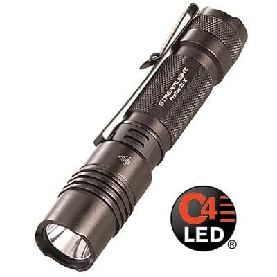 Streamlight ProTac 2L-X High Performance Tactical Light - Dual Fuel Includes 2 CR123A lithium batteries & Holster Clam Black