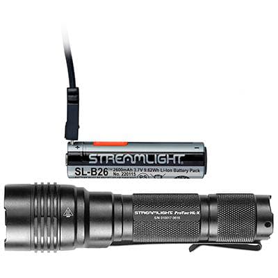 Streamlight Protac HL-X USB/Protac HL-X Flashlight Black 1000 Lumens