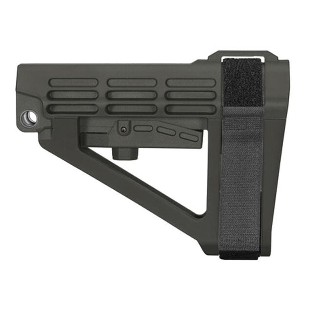SB Tactical SBA4 5-Postion Adjustable Brace for AR-15 Stealth Grey