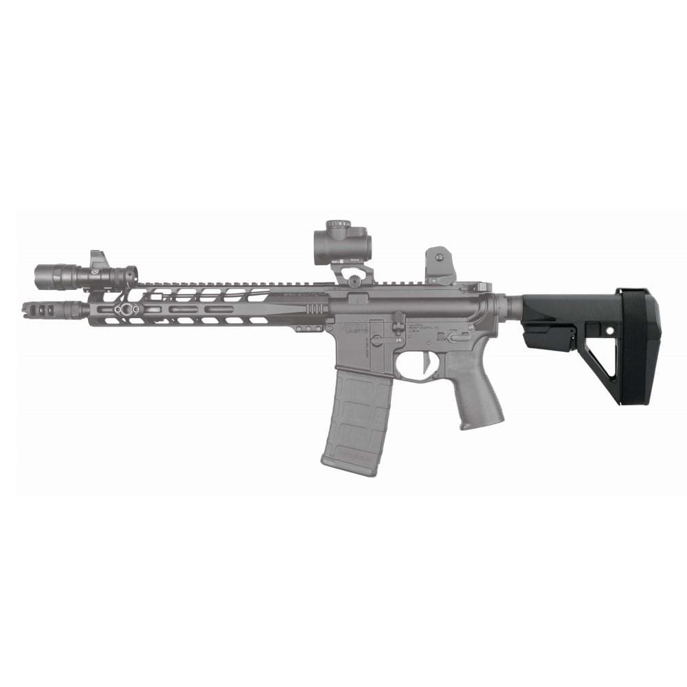 SB Tactical SBA5 Pistol Stabilizing Brace 5-Position Adjustable for AR-15 Black