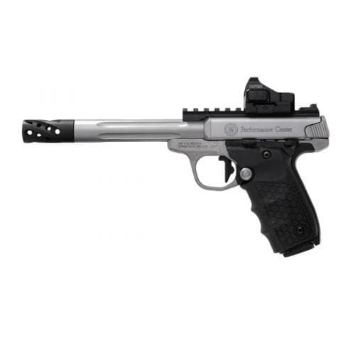 Smith & Wesson Performance Center SW22 Victory Target Handgun 22 LR 10rd Magazine 6" Fluted Barrel with Red Dot Sight