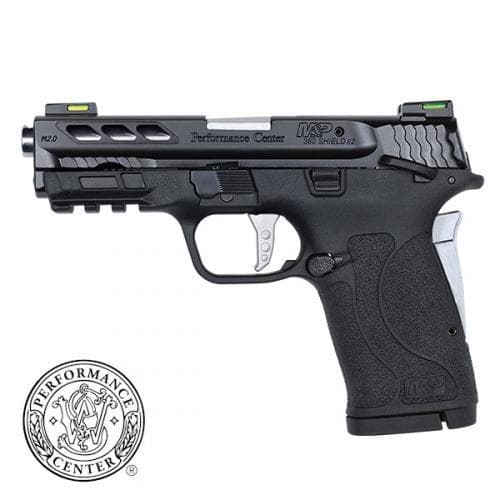 S&W Performance Center M&P 380 SHIELD EZ M2.0 Handgun .380 Auto 8rd Magazine 3.8" Sliver Ported Barrel