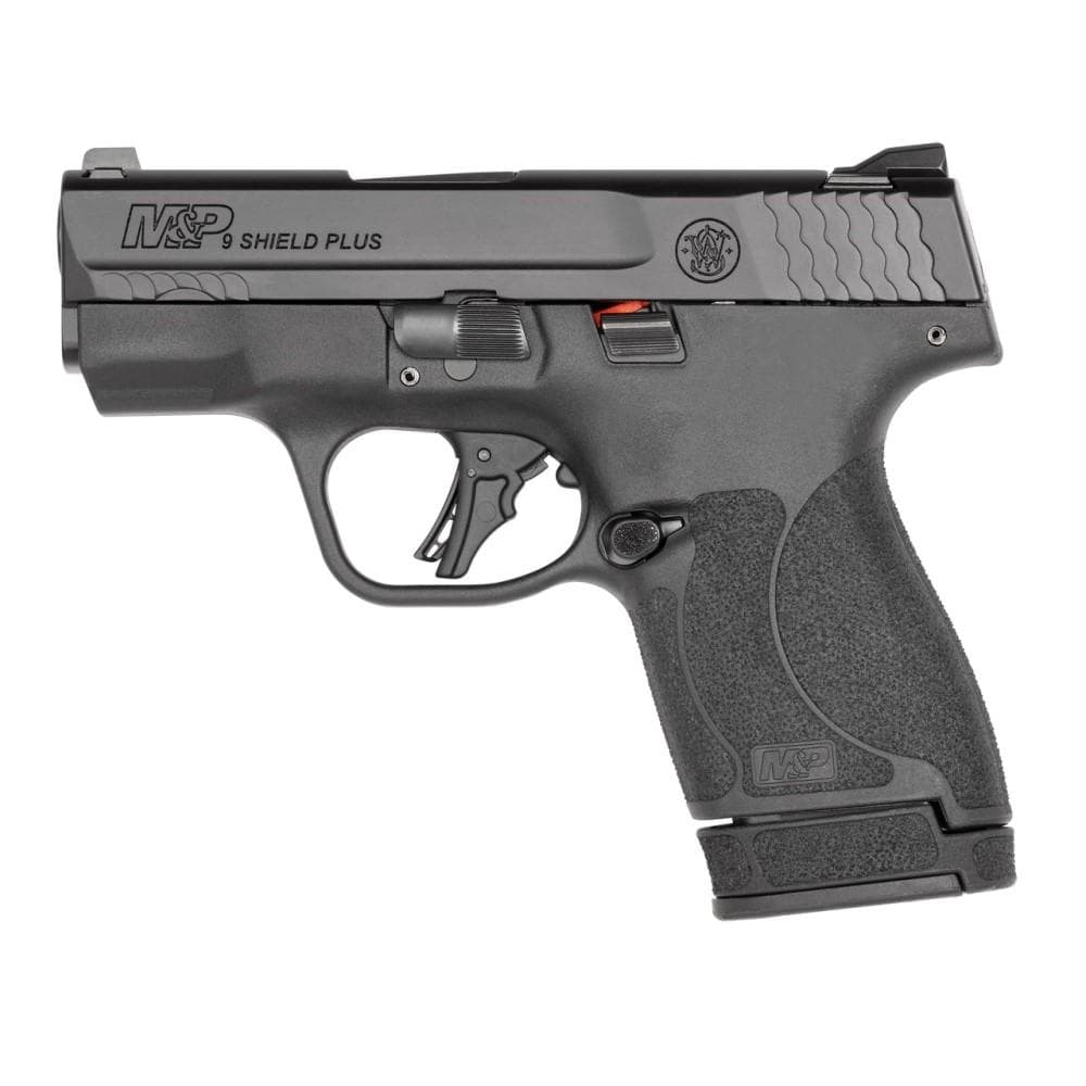 S&W M&P9 Shield Plus Handgun 9mm Luger 10rd & 13rd Magazines (2) 3.1" Barrel No Manual Safety Black