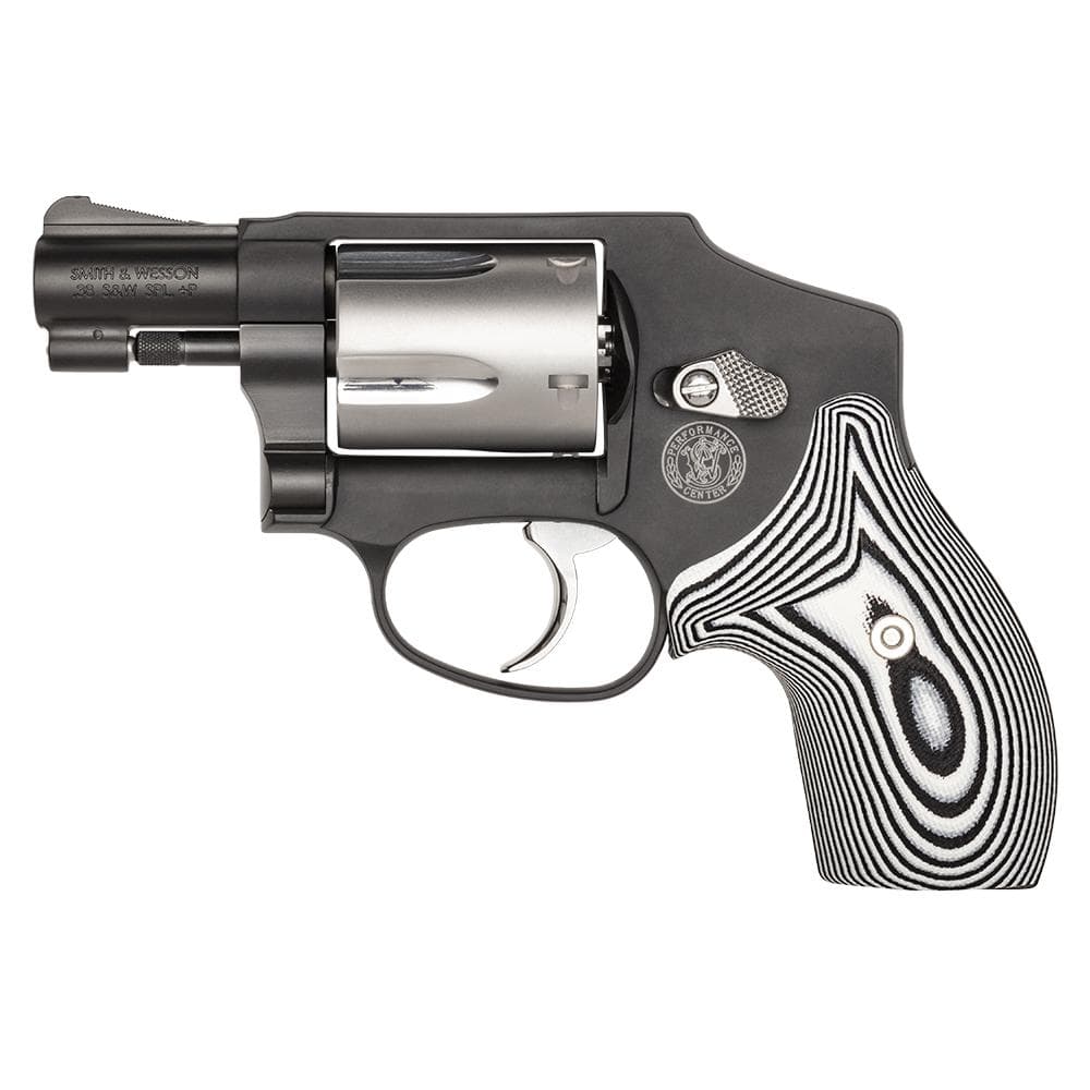 S&W Exclusive Performance Center 442 Handgun .38 Spl(+P) 5rd Capacity 1.88" Barrel PC Tuned White/Black VZ Grips