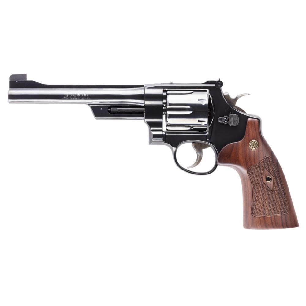 Smith & Wesson Model 25 N Frame Series Handgun .45 Colt 6rd Capacity 6.5" Barrel Blued with Wood Grip