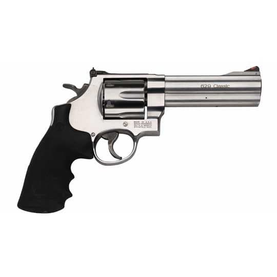 Smith & Wesson N-Frame Model 629 Handgun .44 Mag 6rd Capacity 5" Barrel Silver with Black Grip