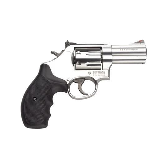 Smith & Wesson L-Frame Model 686 Plus Handgun .357 Mag 7rd Capacity 3" Barrel Silver with Black Grip