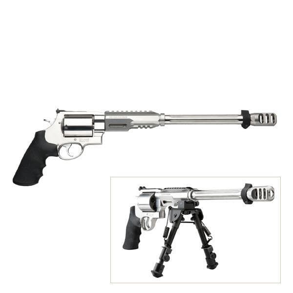 S&W PC M460XVR Handgun .460 S&W Mag 5rd Capacity 14" Barrel Satin Stainless Finish with Bipod