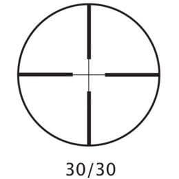 Tasco World Class Rifle Scope 3-9x40 1" SFP 30/30 Reticle Black with Rings