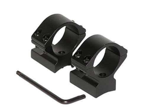 Talley Lightweight Alloy Scope Mount Combo - Black Anodized - 1" - Low Winchester 70 STD & Short