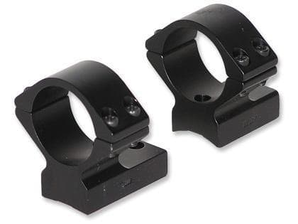 Talley Lightweight Alloy Scope Mounts - Black Anodized - 1" - Low Weatherby Vanguard