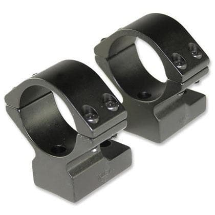 Talley Lightweight Alloy Scope Mounts - Black Anodized - 1" - Medium Knight MK 52 Tikka T3 and Tikka Master