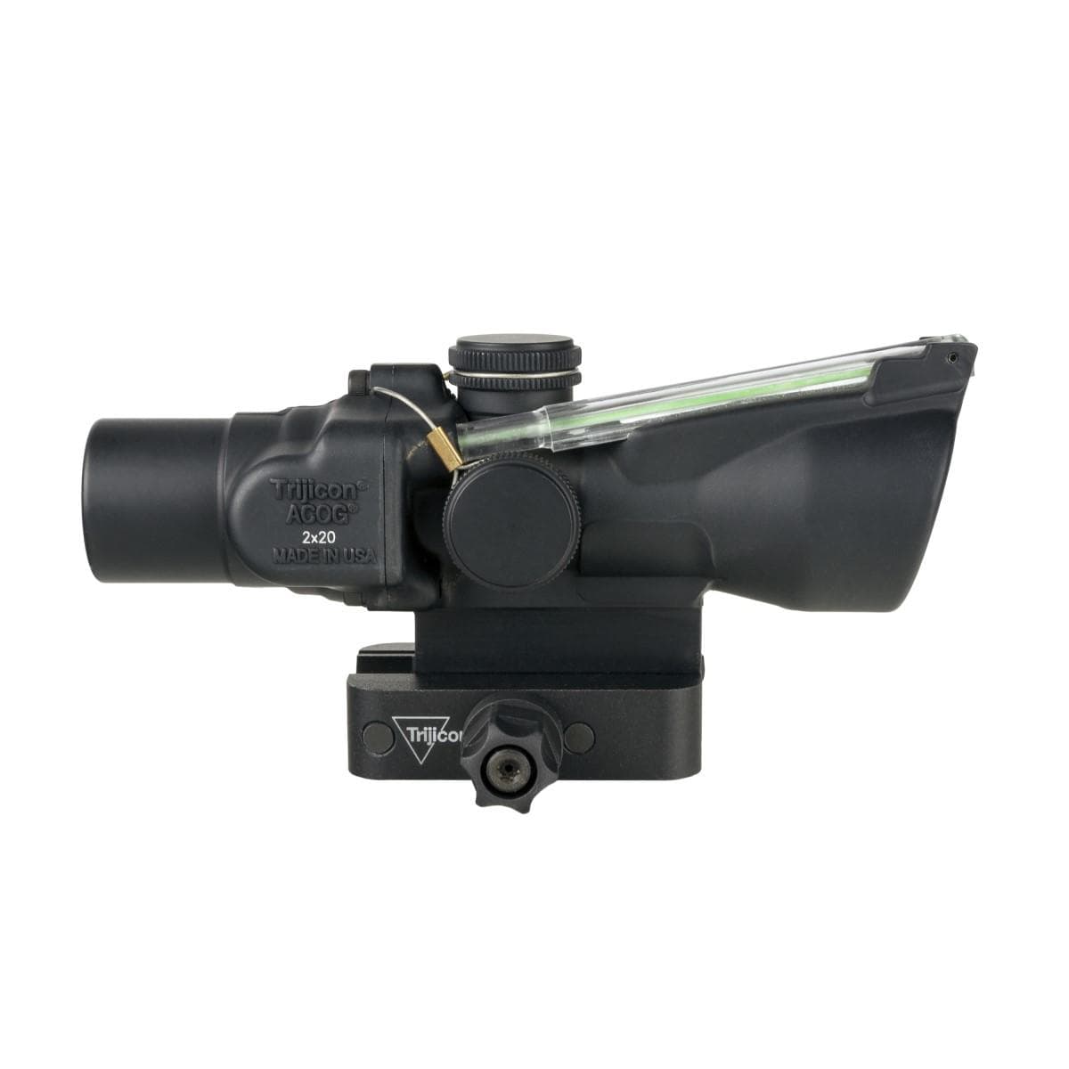 Trijicon Compact ACOG 2x20 Rifle Scope Green Crosshair Reticle Illuminated Black w/ Mount