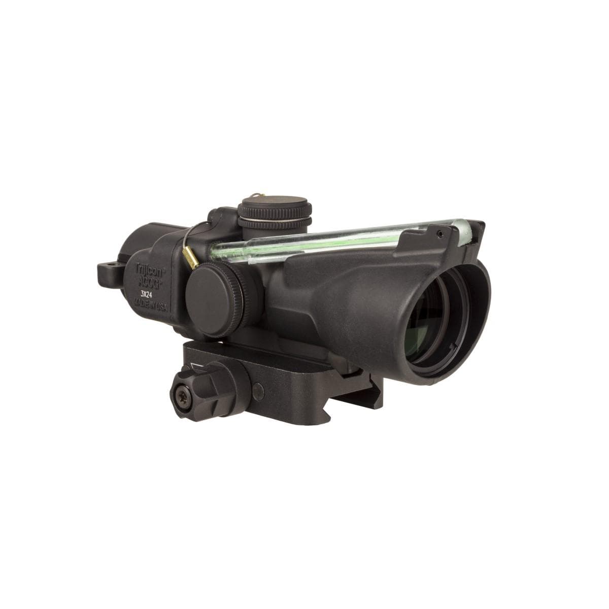 Trijicon Compact ACOG 3x24 Rifle Scope Low Height Green Crosshair .223/55gr. Illuminated Black
