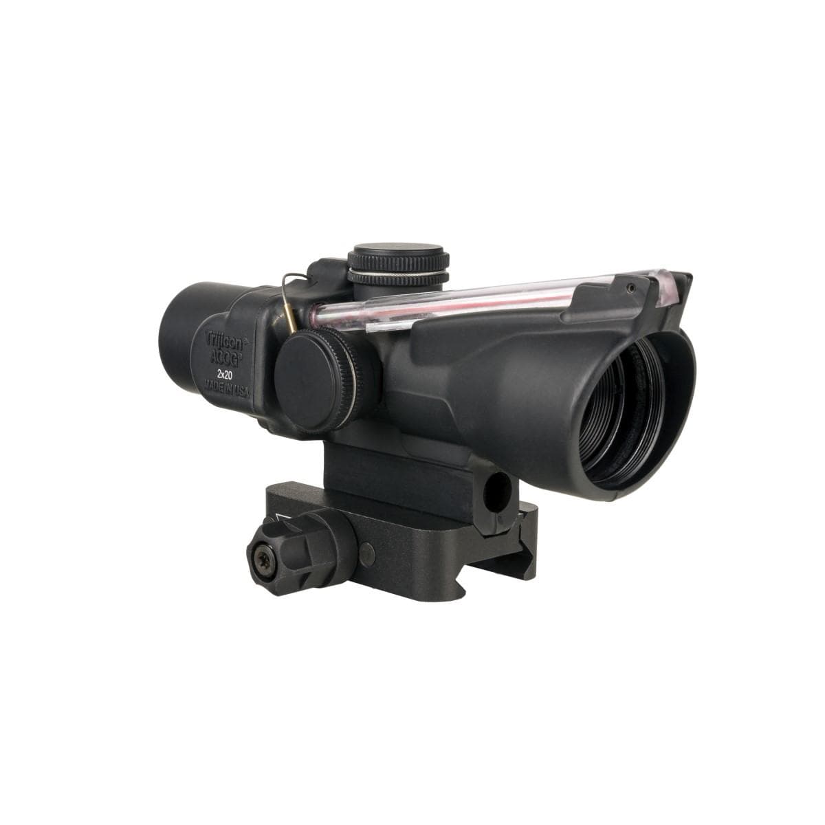 Trijicon Compact ACOG 2x20 Rifle Scope with RTRTM .223 Reticle Illuminated Black w/ Mount