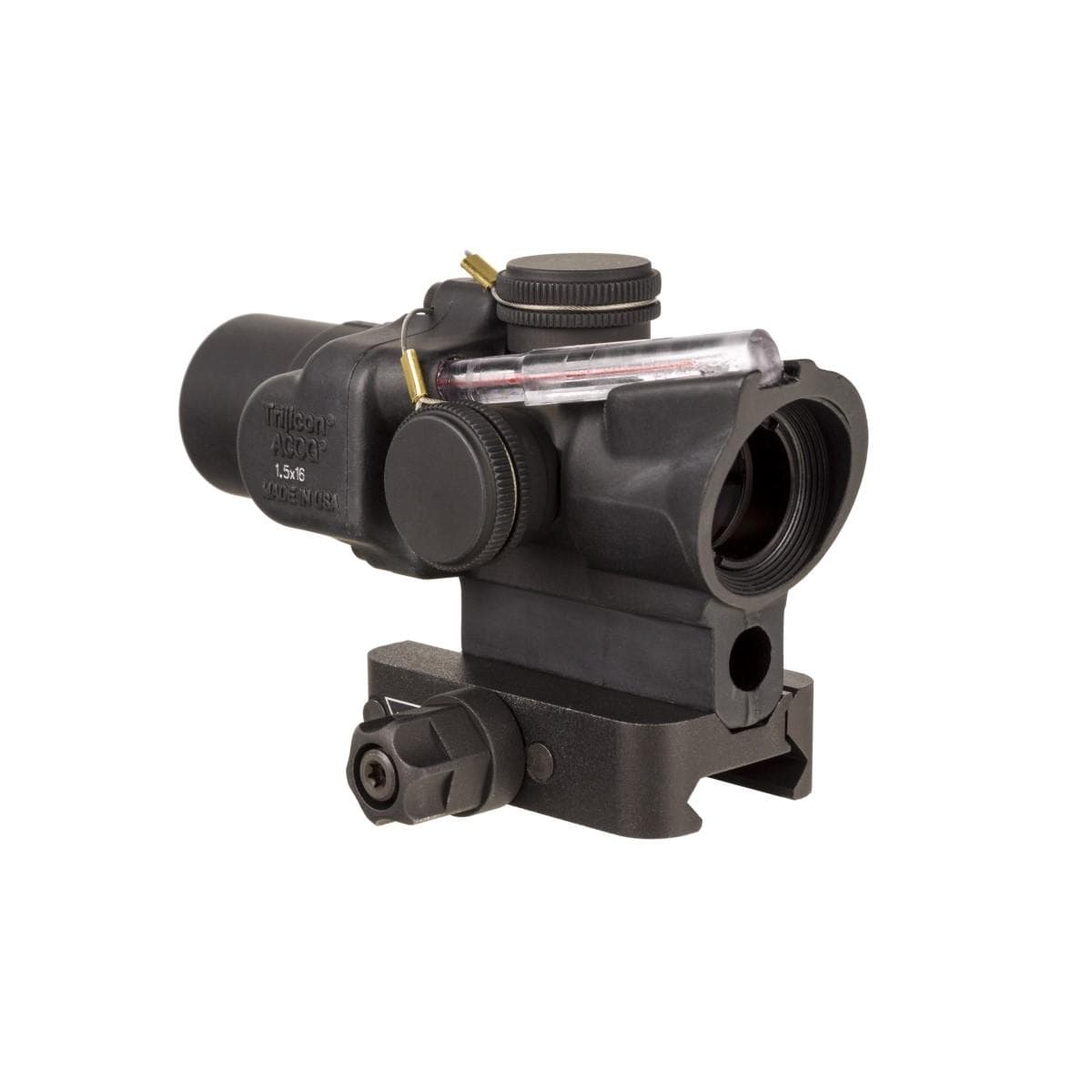 Trijicon Compact ACOG 1.5x16S Rifle Scope w/RTRTM 9mm PCC Reticle Illuminated Black w/ Mount