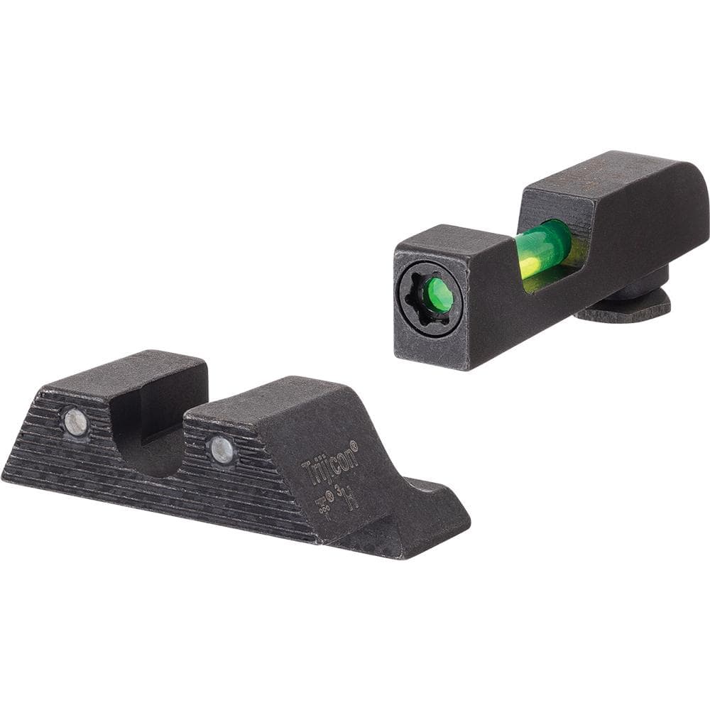 Trijicon DI Small Frame Night Sight Set Green with Black Outline Front and Rear- for Glock 42 43 43X & 48
