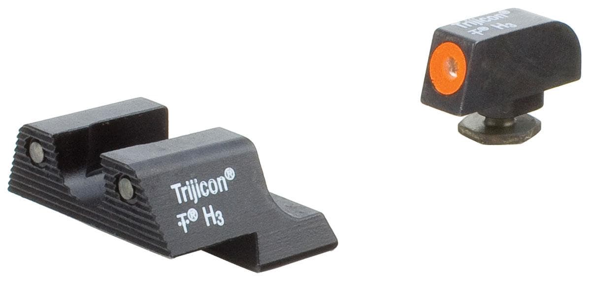 Trijicon HD Night Sight Set - Orange Front Outline for Glock Pistols 42 & 43