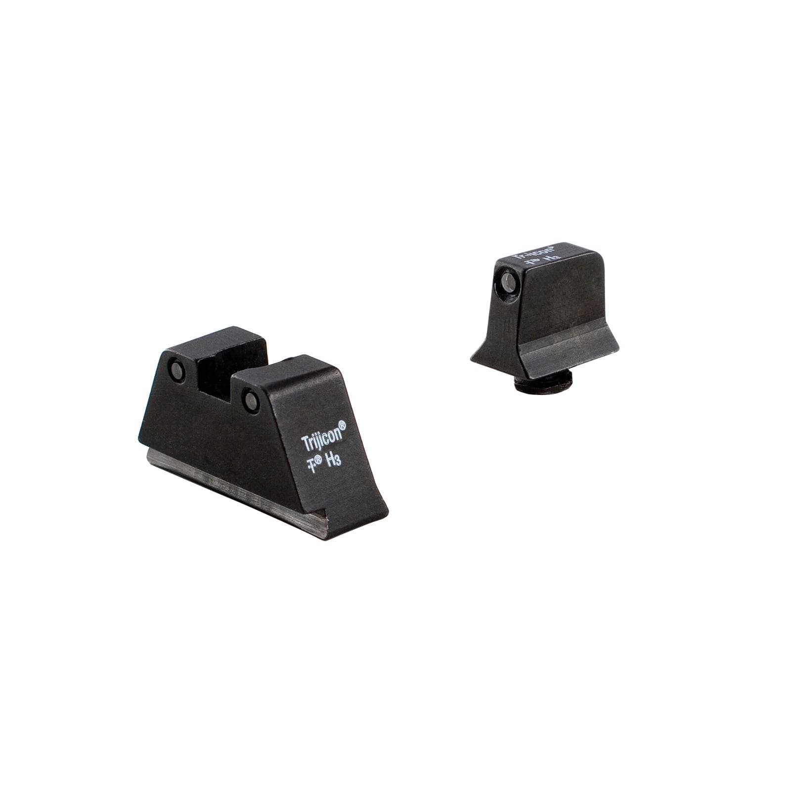Trijicon Bright & Tough Suppressor Sight Set for Glock Standard Frames Green with Black Front and Rear