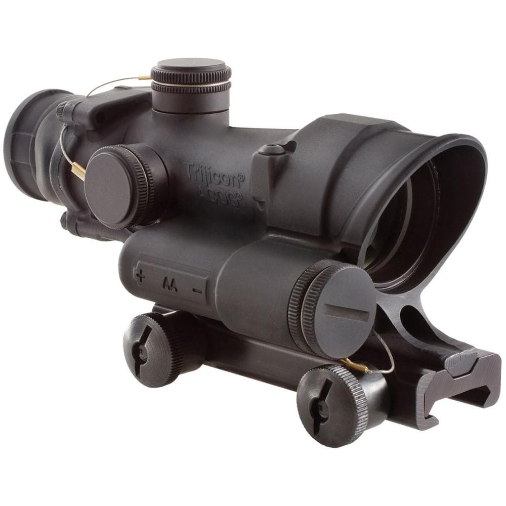 Trijicon ACOG 4x32mm LED Scope - Battery Illuminated Green Horseshoe Dot .223 Ballistic Reticle with TA51 Mount