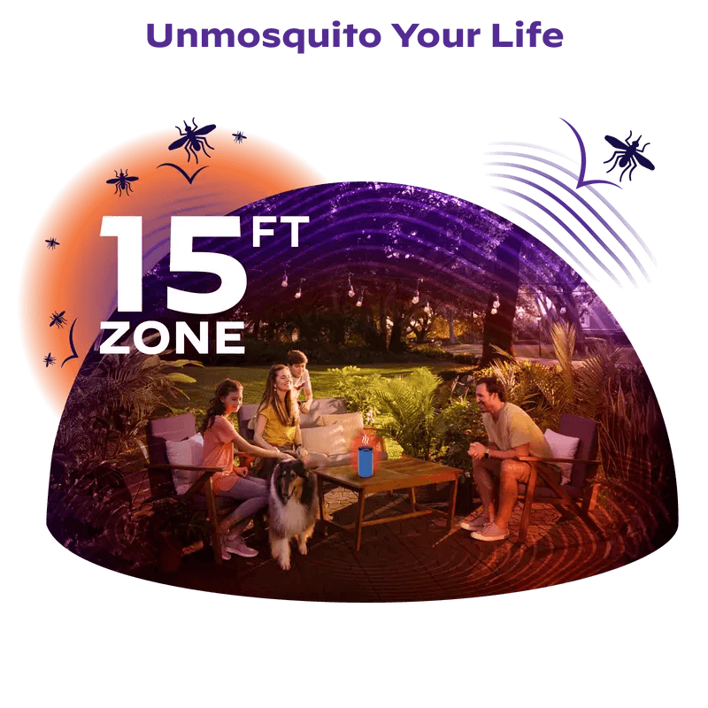 Thermacell Patio Shield Mosquito Repeller Royal Blue