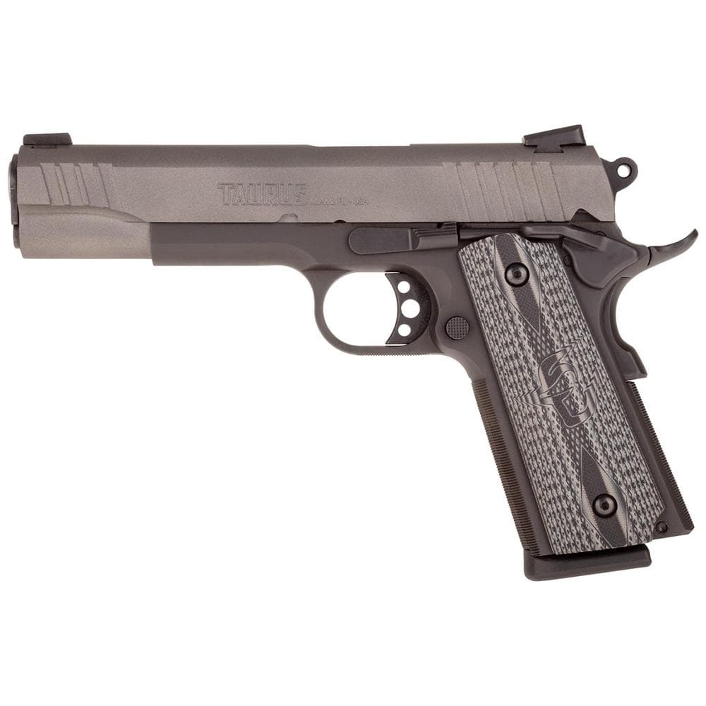 Taurus 1911 Cerakote Gray Handgun .45 ACP 8rd Magazine 5" Barrel VZ Grip