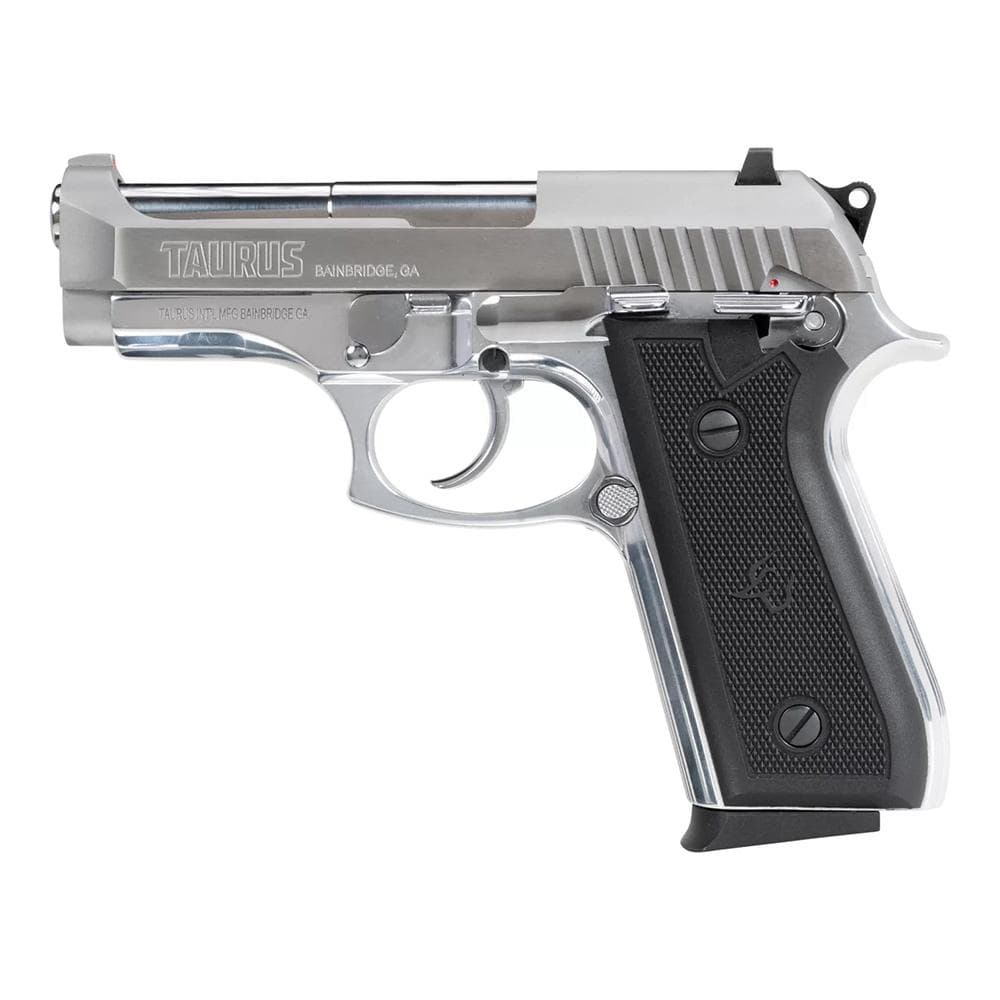 Taurus 58 Handgun .380 Auto 15rd Magazines 4" Stainless Steel Slide/Grip