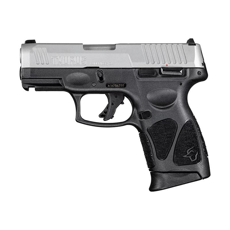 Taurus G3C Handgun 9mm Luger 10rd Magazines(2) 3.26'' Barrel Stainless Slide/Black Grip