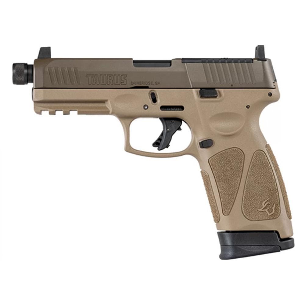 Taurus G3 TORO Tactical Handgun 9mm Luger 10rd Magazines(2) 4.5" threaded Barrel Patriot Brown Slide/Tan Grip