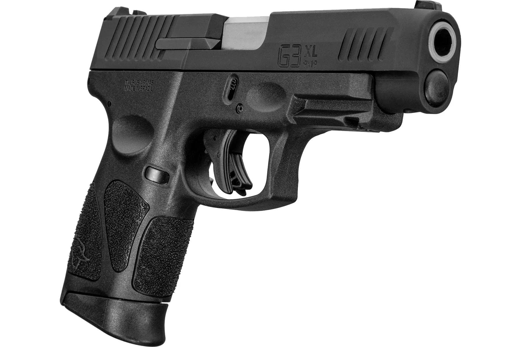 Taurus G3XL Handgun 9mm Luger 12rd Magazines(2) 4" Barrel Tenifer Matte Black Finish Steel Sights