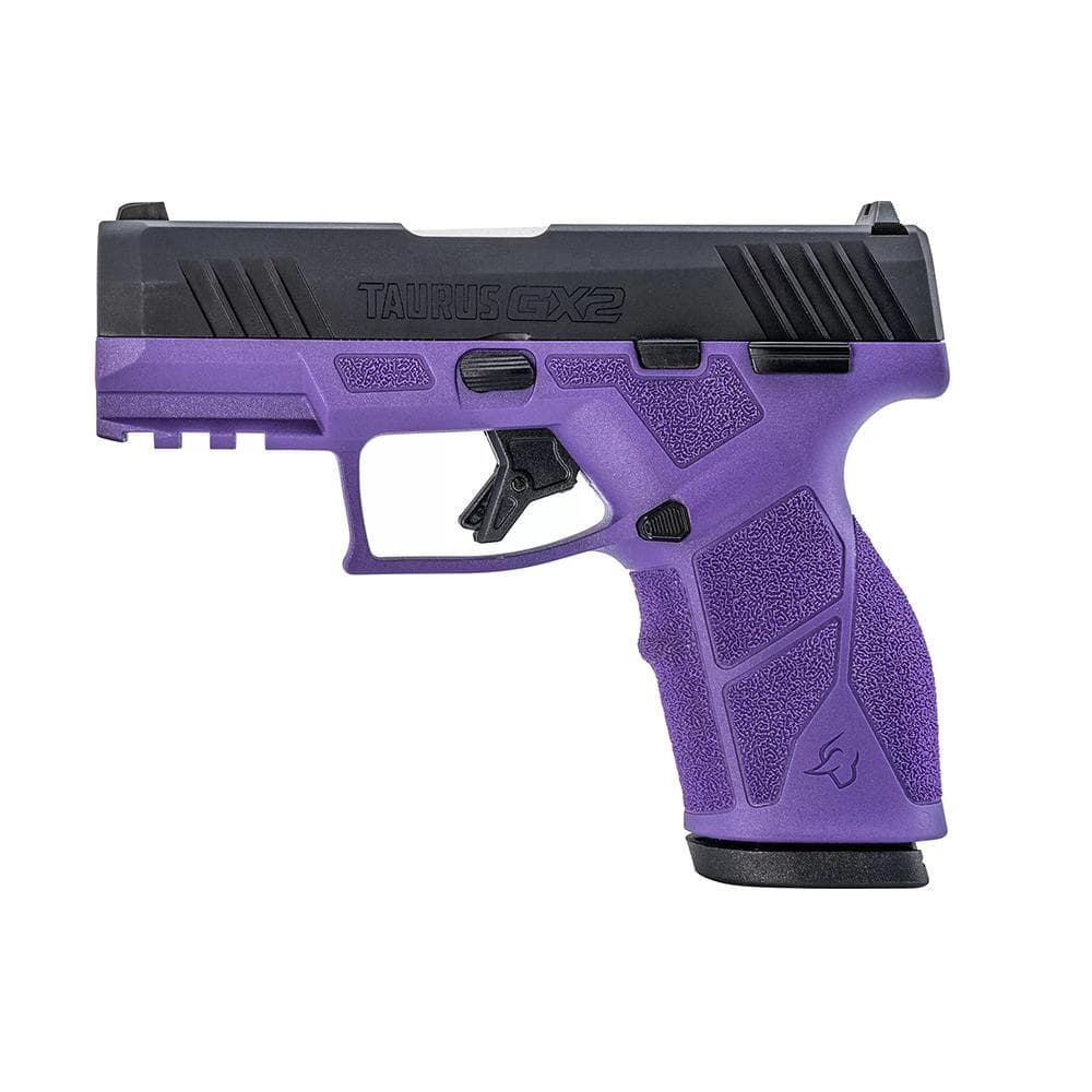 Taurus GX2 Handgun 9mm Luger 10rd Magazines (2) 3.38" Barrel Dark Purple Frame/Black Slide