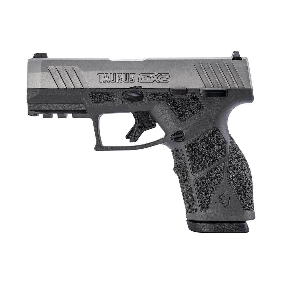 Taurus GX2 Handgun 9mm Luger 10rd Magazines (2) 3.38" Barrel Gray Frame/Stainless Slide