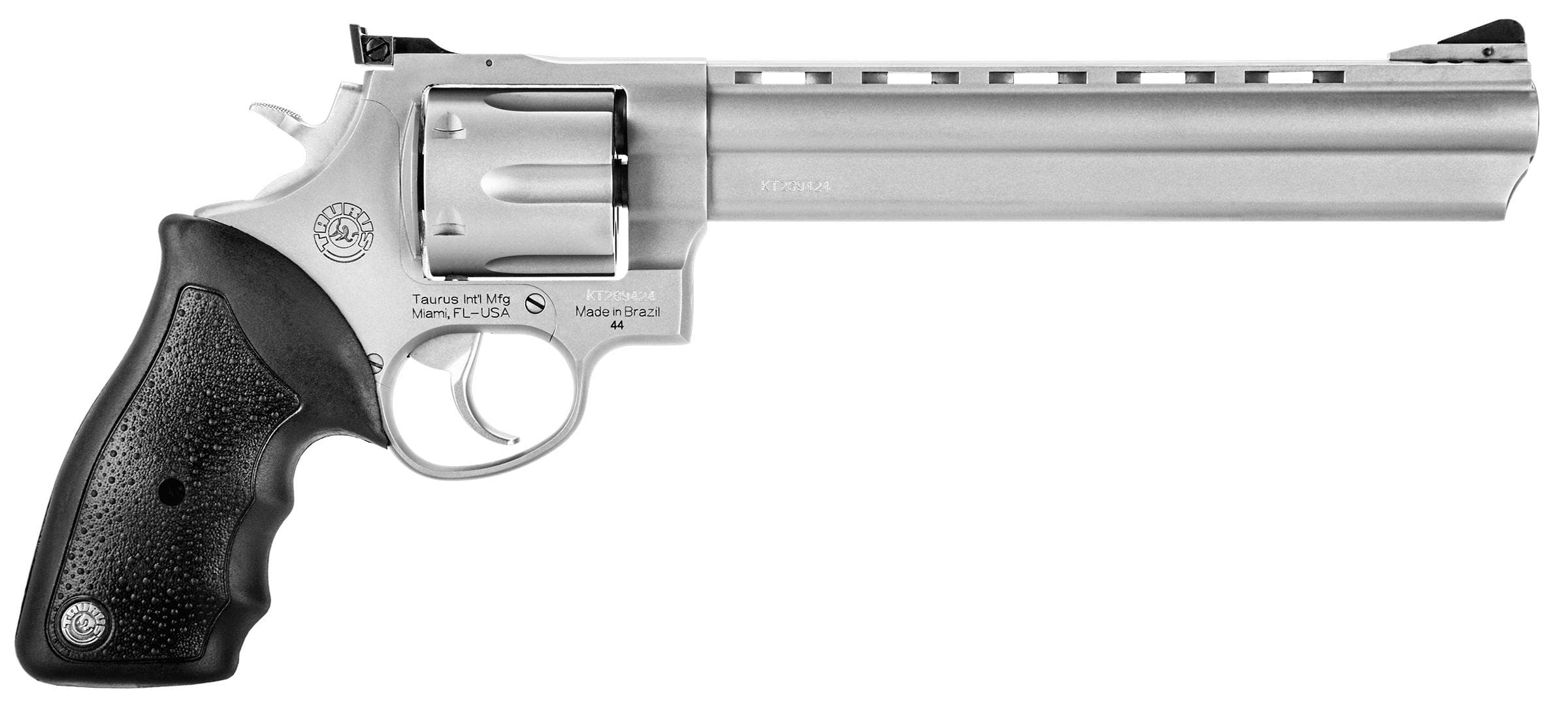Taurus M44 Handgun .44 Mag 6rd Capacity 8.37" Ported Barrel Stainless Finish