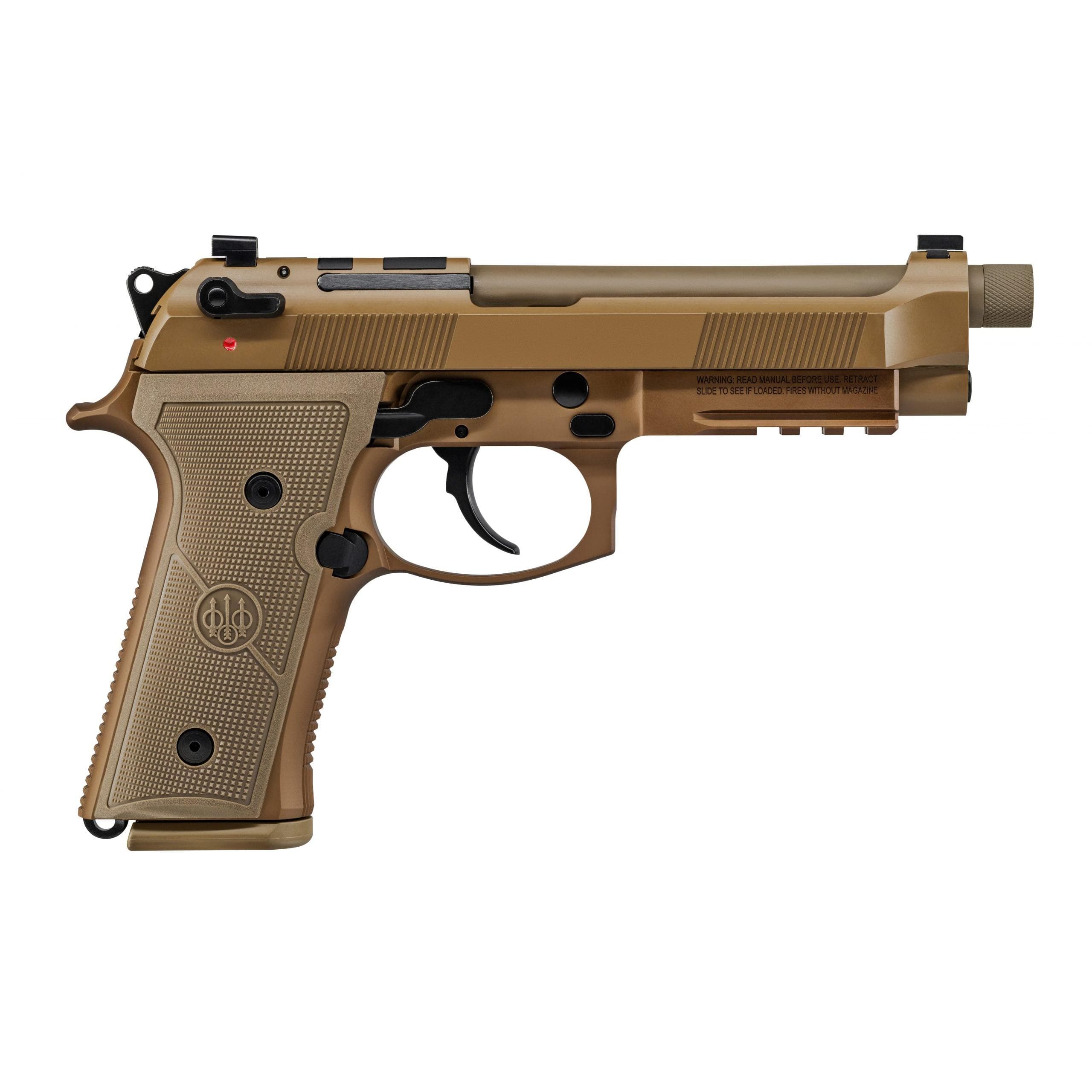 Beretta M9A4 Centurion G Handgun 9mm Luger 10rd Magazines(3) 4.8" Barrel FDE Cerakote