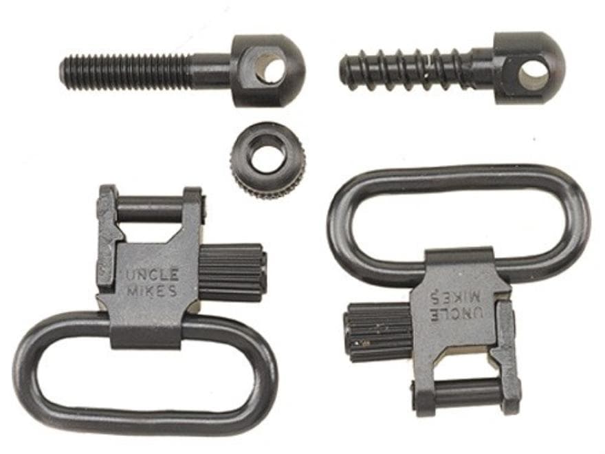 Uncle Mike's QD Machine Screw Type Swivel - 1" Black