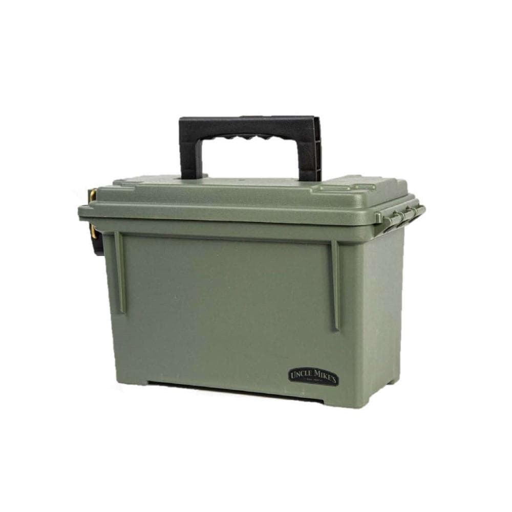 Uncle Mike's Plastic Ammo Can .30 Cal Green Hang Tag