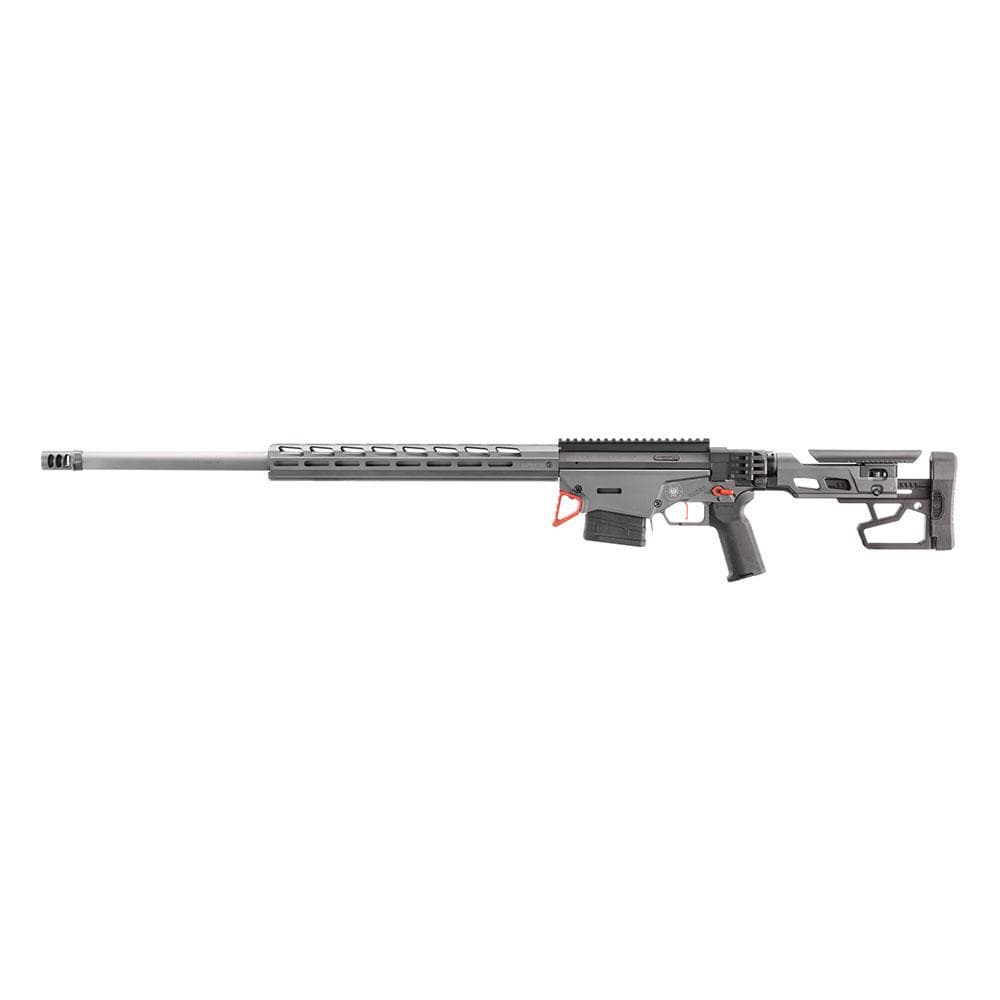 Ruger Precision Stealth Grey Rifle 6mm GT 10rd Magazine(2) 26" Threaded Barrel Two-Stage Trigger
