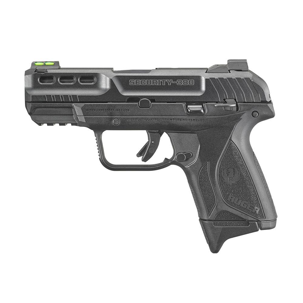 Ruger Lite Rack Security-380 Handgun .380 Auto 10rd Magazines (2) 3.42" Barrel Fiber Front Sight
