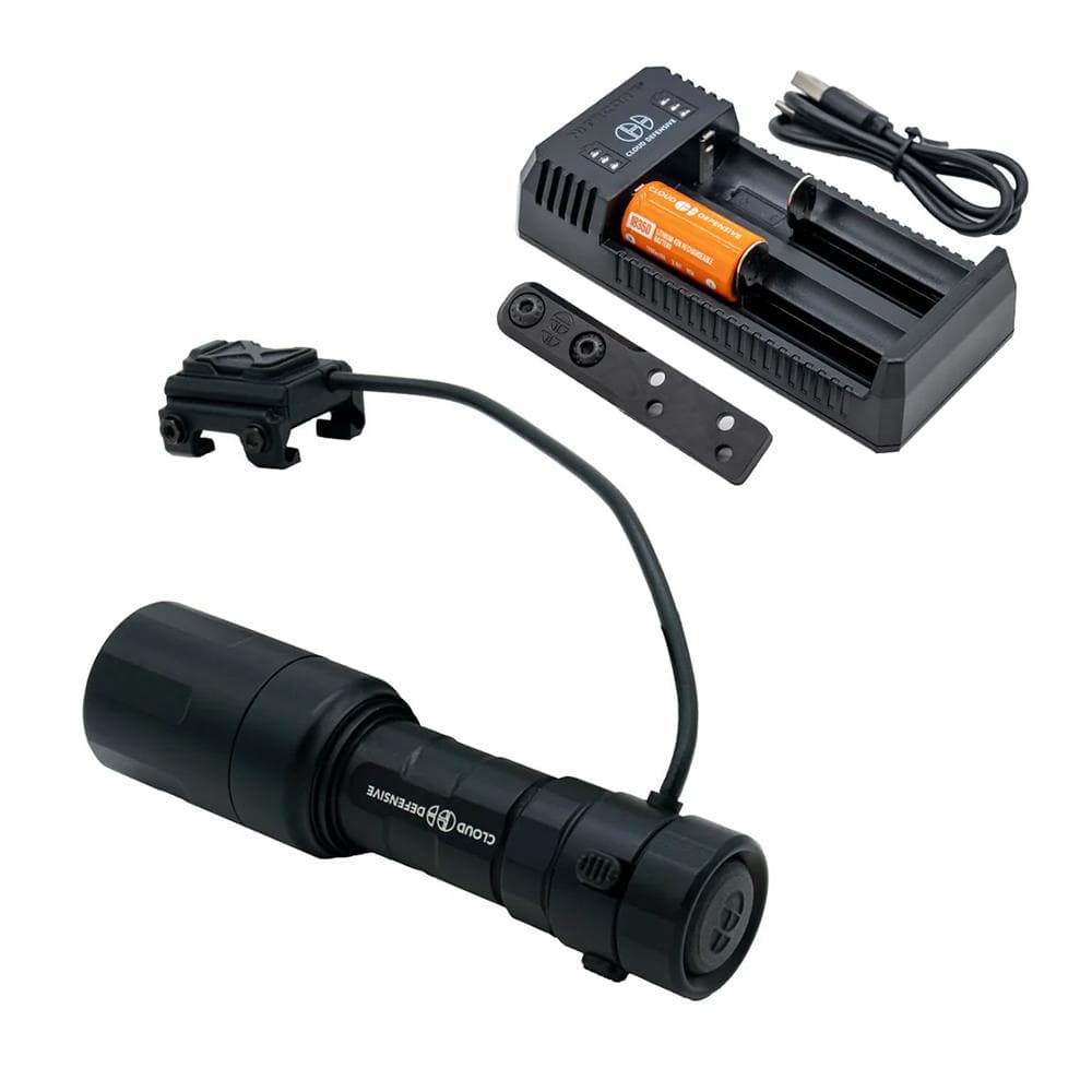 Cloud Defensive Rein Micro Rifle Weapon Light 1000 Lumen Black